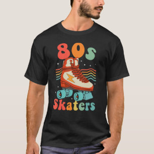 Inline Skate Skates 80s Rollerskating Roller Eight T-Shirt