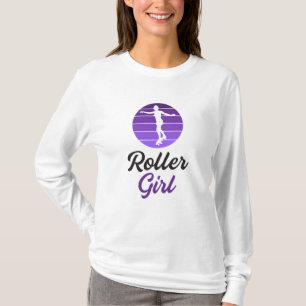 Inline Skater Girl Skating Queen Funny Gift Idea T-Shirt