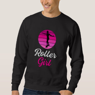Inline Skater Girl Skating Queen Skates Funny Gift Sweatshirt