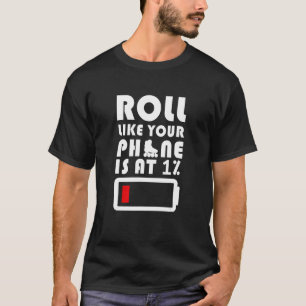 Inline Skates Rollerskating 70s 80s Roller Nordic  T-Shirt