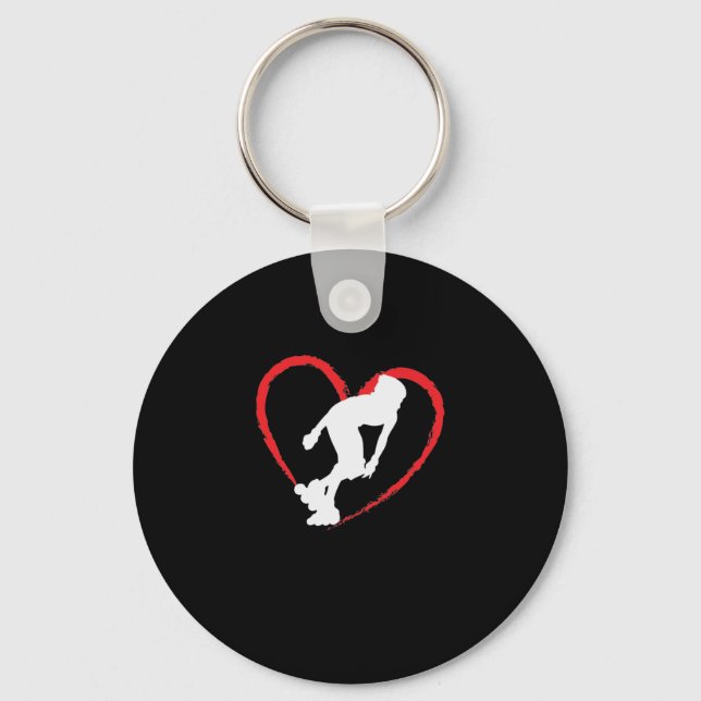 Inline Skating ist wie Liebe Key Ring (Front)