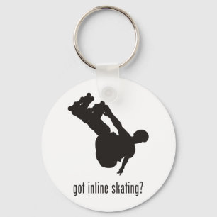Inline Skating Key Ring