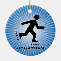 Inline Skating Ornament