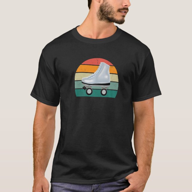 Inline skating skater skater roller skates roller  T-Shirt (Front)