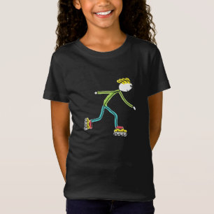 Inline Skating Stickman T-Shirt