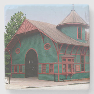 Inman Park, Trolley Barn, Atlanta Marble Coasters