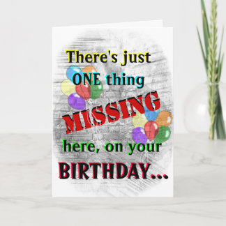 Inmate Birthday Card