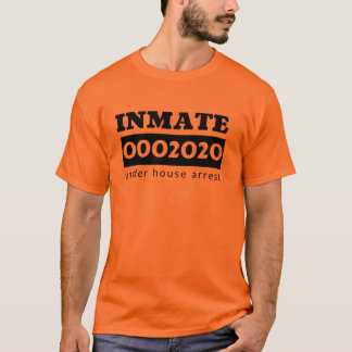 inmate prisoner Halloween 2020 jail costume funny T-Shirt
