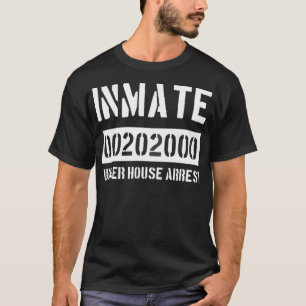 Inmate Prisoner Halloween 2020 Jail Costume Funny T-Shirt