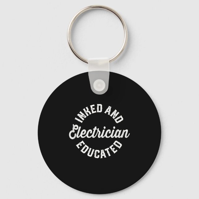 Inmed And Electrician Educated Gift Key Ring (Front)