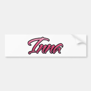 Inna faded pink Aufkleber Sticker