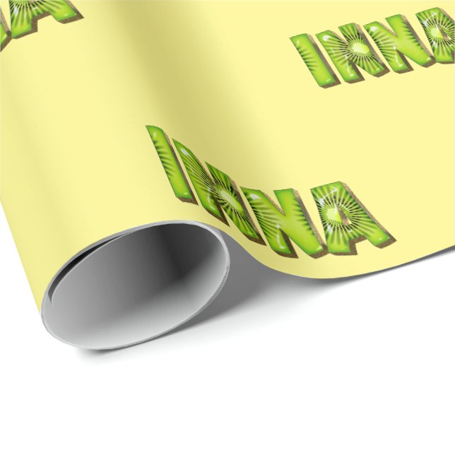Inna Kiwi Fruit Gift wrapping paper (Roll Corner)