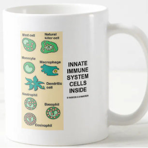 Innate Immune System Cells Inside Coffee Mug