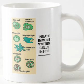 Innate Immune System Cells Inside Coffee Mug