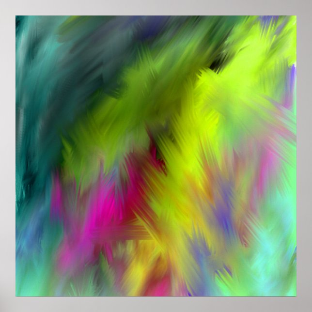 inner Ab44 vivid abstract art Poster (Front)