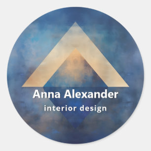 Inner Alignment Minimal Design Classic Round Sticker