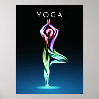 Inner Balance Yoga Tree Pose Poster