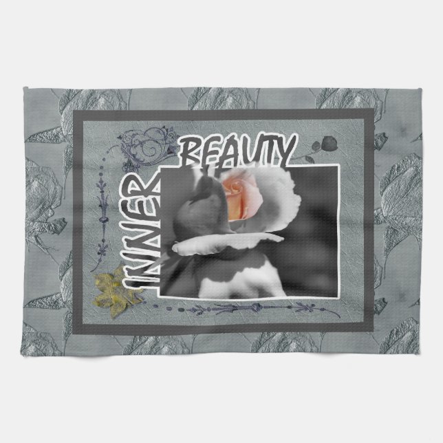 Inner Beauty Inspirational Tea Towel (Horizontal)
