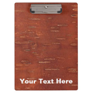 Inner Birch Bark Clipboard