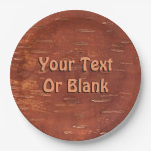 Inner Birch Bark Paper Plate