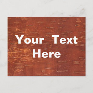 Inner Birch Bark Postcard