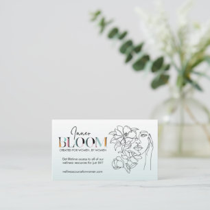 Inner Bloom Women's Wellness Course Business Card