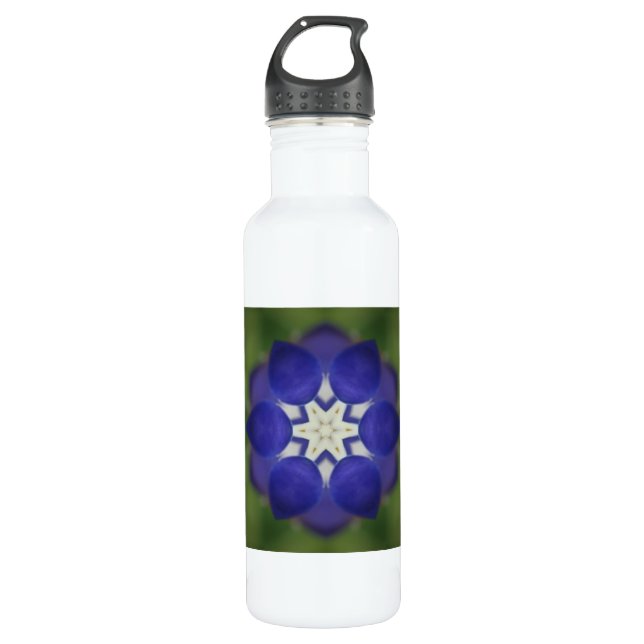 Inner Bluebonnet Flower 710 Ml Water Bottle (Front)
