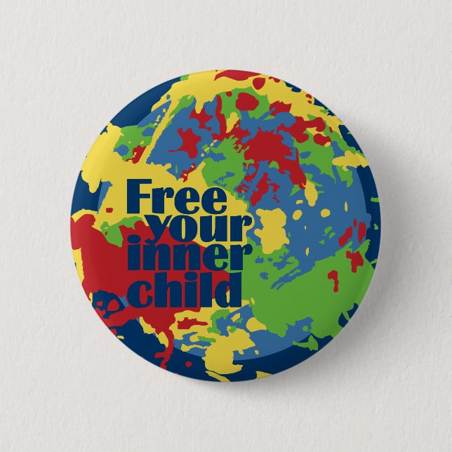 INNER CHILD custom button (Front)