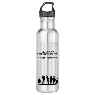 Inner Demons Water Bottle – Motivational Quote