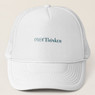 Inner Dialogue Blue Word Art Illustration Trucker Hat