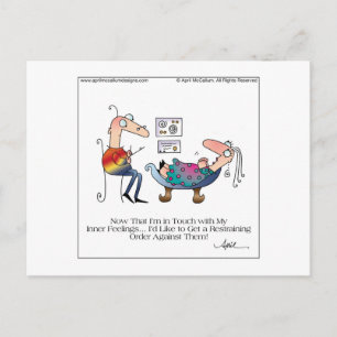 INNER FEELINGS Postcard by April McCallum