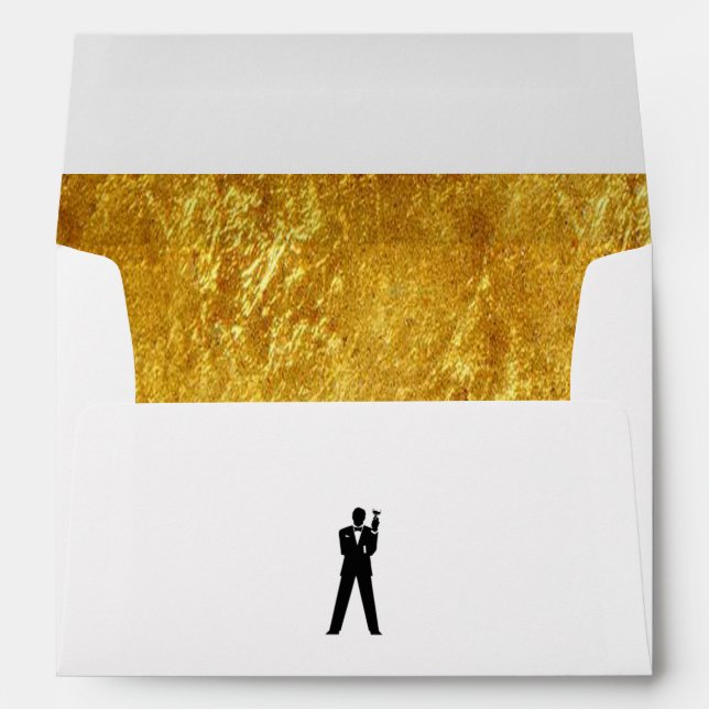 Inner Gold Invite Envelope (Back (Bottom))