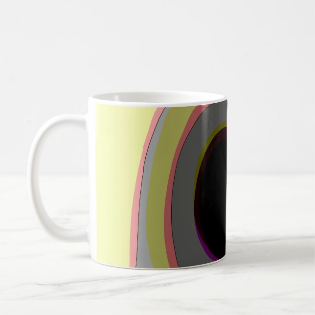 Inner Landscape - Abstract Organic Surreal Art Coffee Mug (Left)