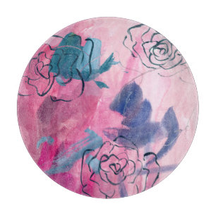 Inner Music - Floral Sketch Cutting Board