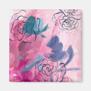 Inner Music - Floral Sketch Magnet