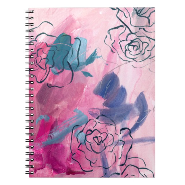 Inner Music - Floral Sketch Notebook (Front)