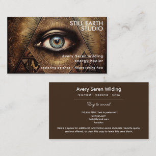 Inner Oracle   Third Eye Design Business Card