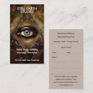 Inner Oracle   Third Eye Design Business Card