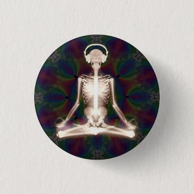 Inner Peace 3 Cm Round Badge (Front)