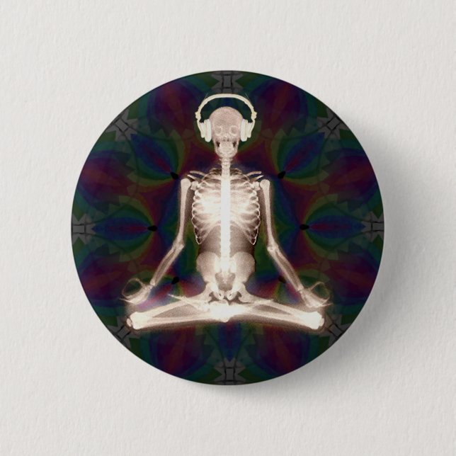 Inner Peace 6 Cm Round Badge (Front)