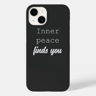 Inner Peace Finds You   Serene Mindful Living  Case-Mate iPhone 14 Case