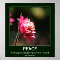 Inner Peace Flower Inspirational Quote