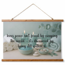 Inner peace isn't found by escaping the world