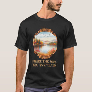 Inner Peace Men Black T-Shirt
