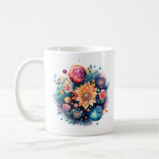 Inner Peace Menagerie Mandala - A Fusion of Yoga P Coffee Mug