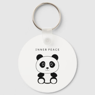 Inner Peace Panda Key Ring