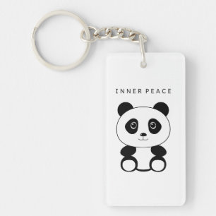 Inner Peace Panda Key Ring