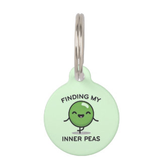 Inner peace pet tag