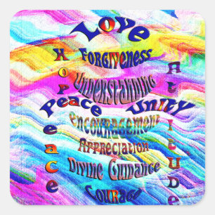 Inner Peace_ Square Sticker