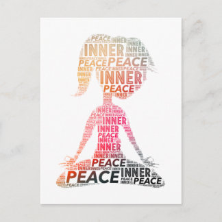 Inner Peace-stay positive Postcard